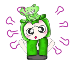 My name is Miki! Love Frog. ^__^ sticker #13741252