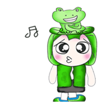 My name is Miki! Love Frog. ^__^ sticker #13741261