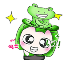 My name is Miki! Love Frog. ^__^ sticker #13741264