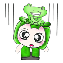 My name is Miki! Love Frog. ^__^ sticker #13741265
