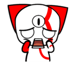Three eyes cat of the Kui sticker #13741670