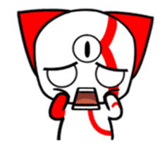 Three eyes cat of the Kui sticker #13741670