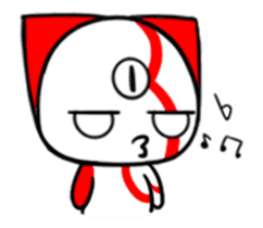Three eyes cat of the Kui sticker #13741672