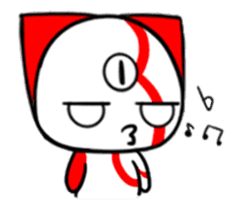 Three eyes cat of the Kui sticker #13741672