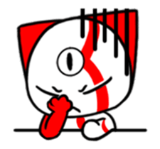 Three eyes cat of the Kui sticker #13741675