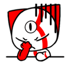 Three eyes cat of the Kui sticker #13741675