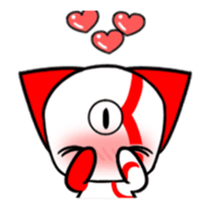 Three eyes cat of the Kui sticker #13741677