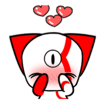 Three eyes cat of the Kui sticker #13741677