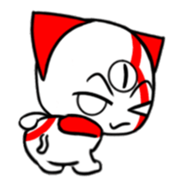 Three eyes cat of the Kui sticker #13741679