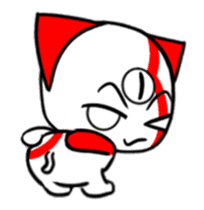 Three eyes cat of the Kui sticker #13741679