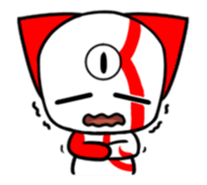 Three eyes cat of the Kui sticker #13741681