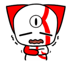 Three eyes cat of the Kui sticker #13741681