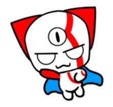 Three eyes cat of the Kui sticker #13741683