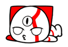 Three eyes cat of the Kui sticker #13741684