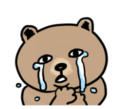 double chin bear sticker #13741889