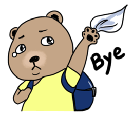 double chin bear sticker #13741895