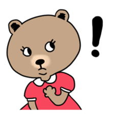 double chin bear sticker #13741899