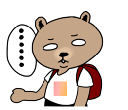 double chin bear sticker #13741915