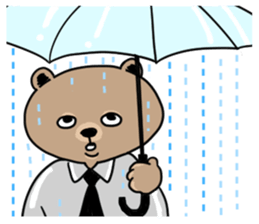 double chin bear sticker #13741925