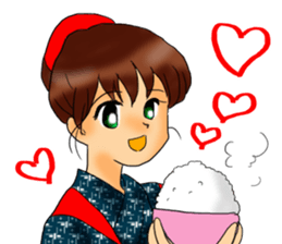 I love rice. sticker #13741982