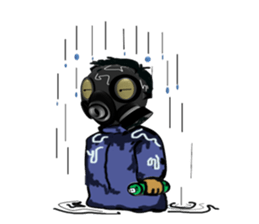 Man Mask sticker #13742151