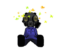 Man Mask sticker #13742156