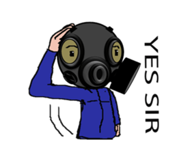 Man Mask sticker #13742165