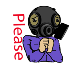 Man Mask sticker #13742167