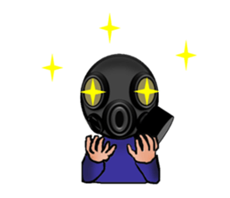 Man Mask sticker #13742181