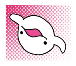 Beluga whales traveling Japan sticker #13743725