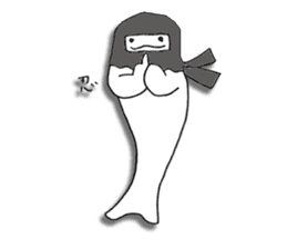 Beluga whales traveling Japan sticker #13743736