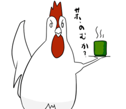 Three legs Chicken and his friends sticker #13744408