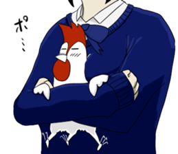 Three legs Chicken and his friends sticker #13744411