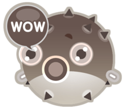 Mr. Puffer fish sticker #13744592