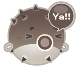 Mr. Puffer fish sticker #13744593