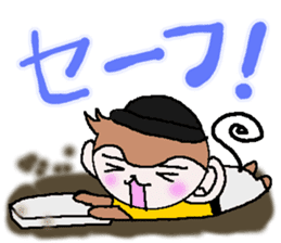 Loose Kansai accent monkey The baseball sticker #13744711