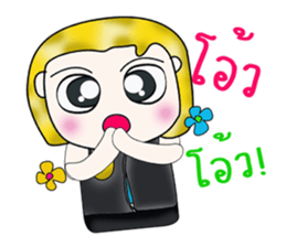 Hello! My name is Tony.^__^ sticker #13745113