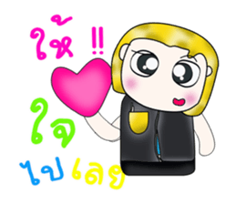 Hello! My name is Tony.^__^ sticker #13745115