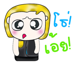 Hello! My name is Tony.^__^ sticker #13745116