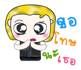 Hello! My name is Tony.^__^ sticker #13745123