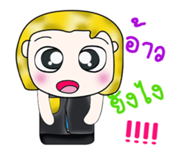 Hello! My name is Tony.^__^ sticker #13745125