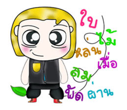 Hello! My name is Tony.^__^ sticker #13745133