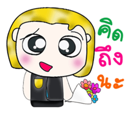 Hello! My name is Tony.^__^ sticker #13745134