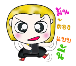 Hello! My name is Tony.^__^ sticker #13745135