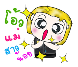 Hello! My name is Tony.^__^ sticker #13745136