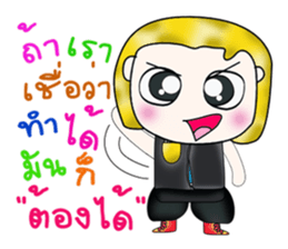 Hello! My name is Tony.^__^ sticker #13745143