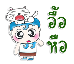 Mr. Yamoto. Love cat.^_^ sticker #13745400