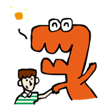 Innocent Dinosaur sticker #13746025