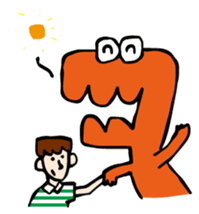 Innocent Dinosaur sticker #13746025