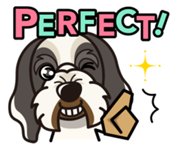 iinu - Petit Basset Griffon Vandeen sticker #13746734